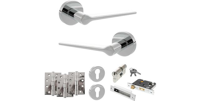 Senza Pari Laviano Door Handle Pack (Euro Lock Set)