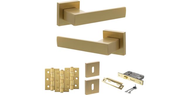 Senza Pari Panetti Door Handle Pack (3 Lever Lock Set)
