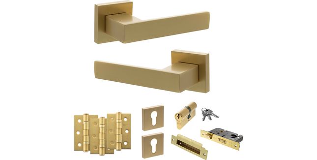Senza Pari Panetti Door Handle Pack (Euro Lock Set)