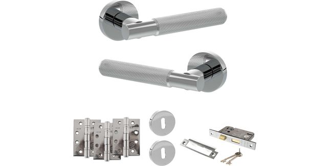 Senza Pari Rosarno Door Handle Pack (3 Lever Lock Set)