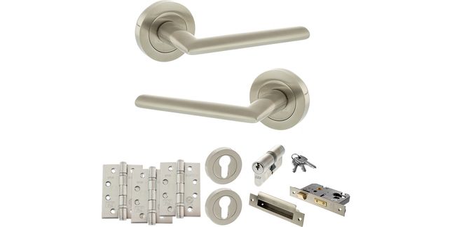 STATUS Alabama Door Handle Pack (Euro Lock Set)