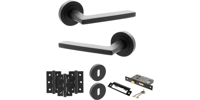 STATUS Alaska Door Handle Pack (3 Lever Lock Set)