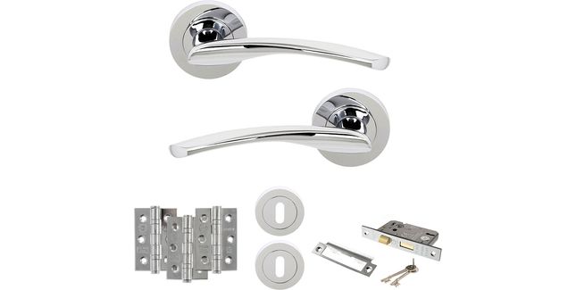 STATUS Arizona Door Handle Pack (3 Lever Lock Set)
