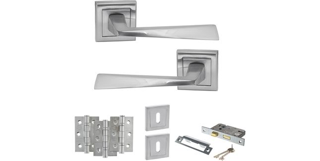 STATUS California Door Handle Pack (3 Lever Lock Set)
