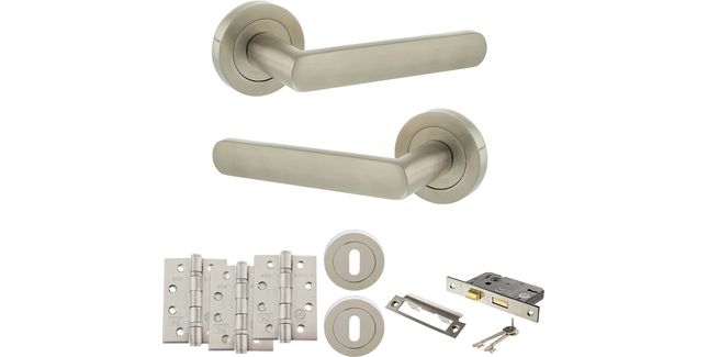 STATUS Carolina Door Handle Pack (3 Lever Lock Set)