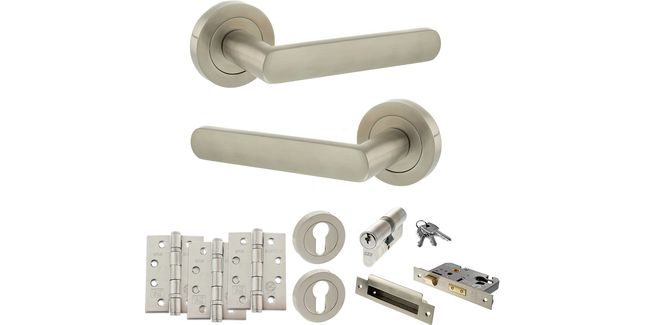 STATUS Carolina Door Handle Pack (Euro Lock Set)