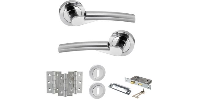 STATUS Florida Door Handle Pack (3 Lever Lock Set)