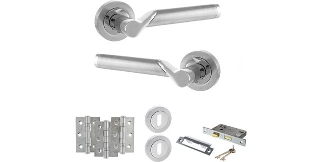 STATUS Hawaii Door Handle Pack (3 Lever Lock Set)