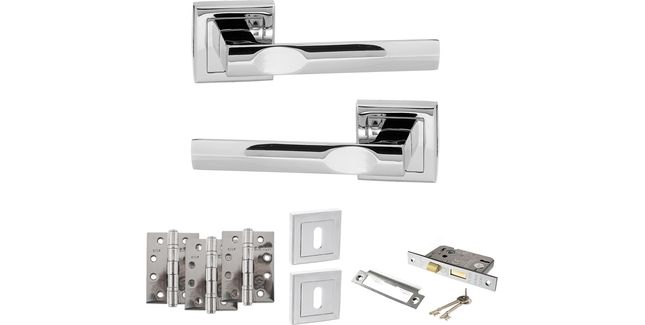 STATUS Kansas Door Handle Pack (3 Lever Lock Set)