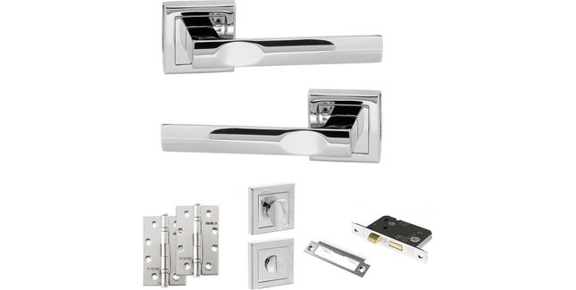 STATUS Kansas Door Handle Pack (Bathroom Set)