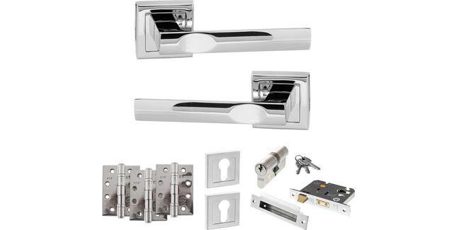 STATUS Kansas Door Handle Pack (Euro Lock Set)