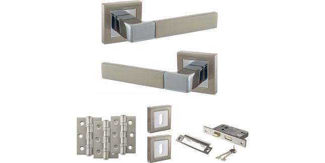 STATUS Montana Door Handle Pack (3 Lever Lock Set)
