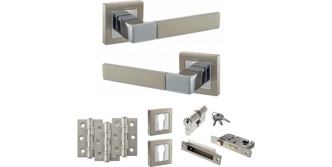 STATUS Montana Door Handle Pack (Euro Lock Set)