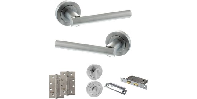 STATUS Nebraska Door Handle Pack (Bathroom Set)