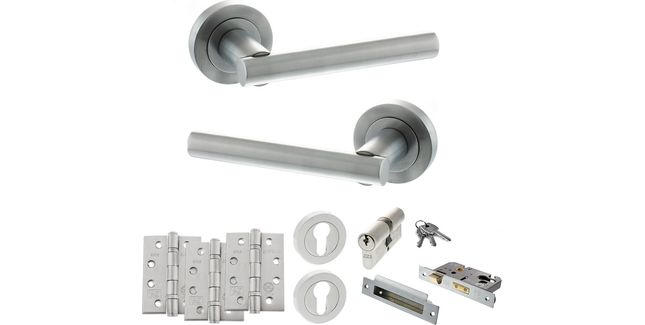 STATUS Nebraska Door Handle Pack (Euro Lock Set)