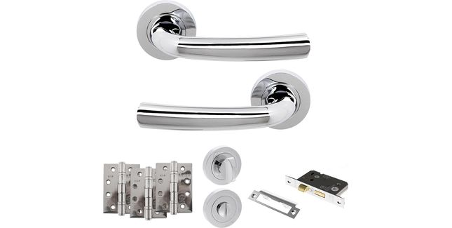STATUS Nevada Door Handle Pack (Bathroom Set)
