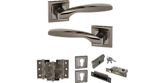 STATUS Oklahoma Door Handle Pack (Euro Lock Set)