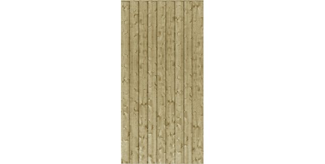 Rowlinson Garden Products - 3x6 Vertical Board Gate - Pressure Treated