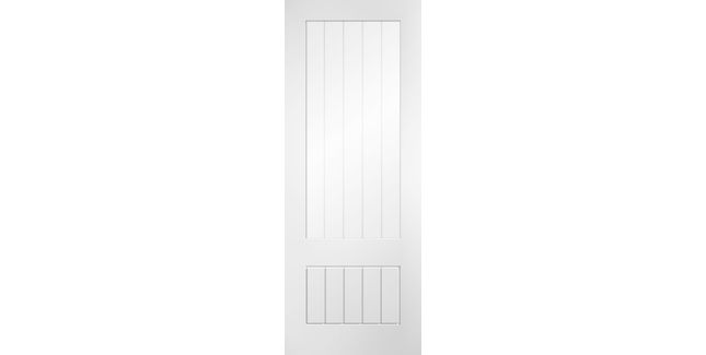 Door Giant White Primed Cottage 3/4 Glazed Internal Door