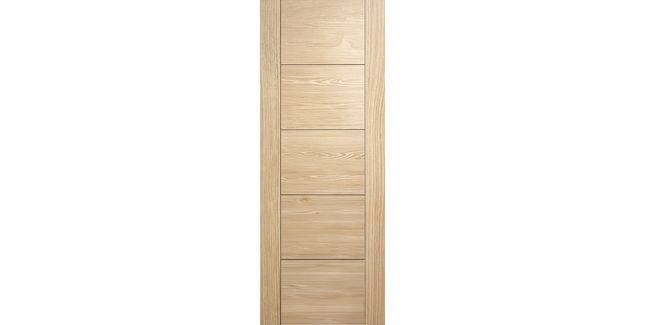 Door Giant Horizontal 5 Panel V Groove Oak Door