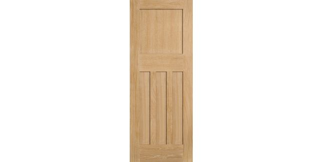 Door Giant Edwardian-Style 4 Panel Oak Door FD30