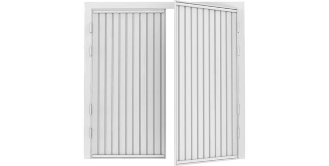 Side Hinged Garage Door (Frame Included)