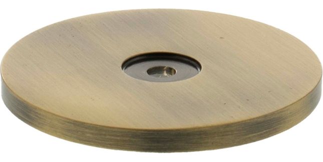 Millhouse Brass Round Cabinet Handle Backplate