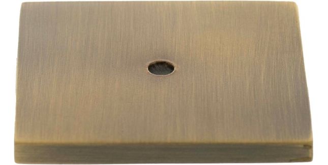 Millhouse Brass Square Cabinet Handle Backplate