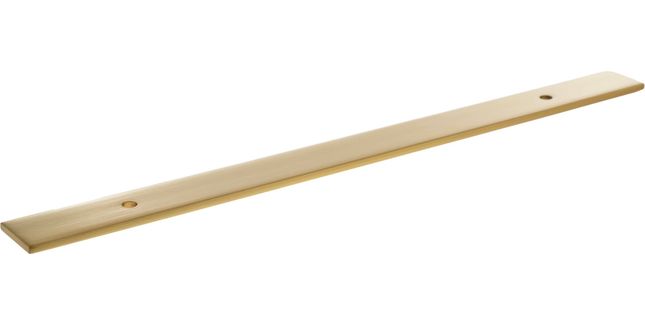 Millhouse Brass Long Wide Cabinet Handle Backplate