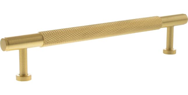Millhouse Brass Eiffel Knurled T-Bar Cabinet Pull Handle