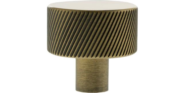 Millhouse Brass Paddington Spiral Round Cabinet Knob Handle