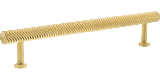 Millhouse Brass Paddington Spiral T-Bar Cabinet Pull Handle