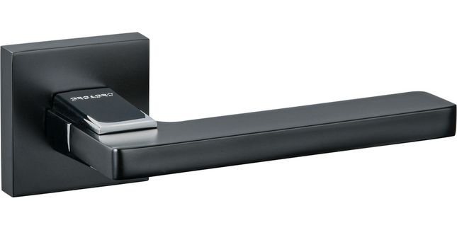 Oro &amp; Oro Alba Lever Door Handle on Square Rose