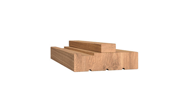 LPD Prefinished Oak Door Lining with Loose Stop - FD30