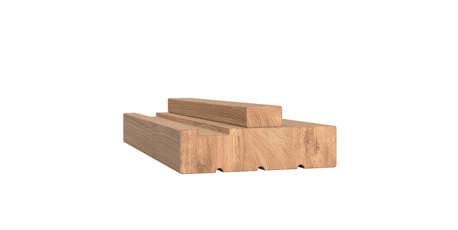 LPD Unfinished Oak Door Lining with Loose Stop - FD30