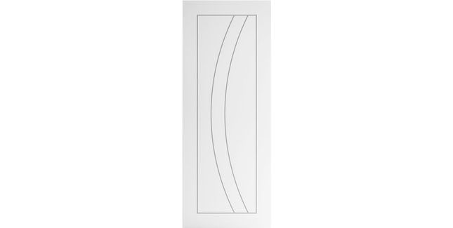 JB Sicily White Primed Internal Door