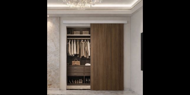 Runners Sliding Systems SlideStraight 80 Wardrobe Sliding System Track Kit