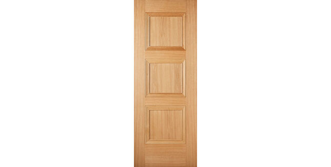 LPD Amsterdam 3 Panel Pre-Finished Oak Internal Door