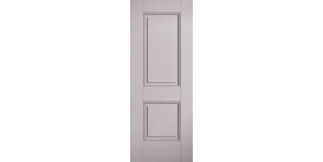LPD 2 Panel Arnhem Primed Silk Grey Internal Door