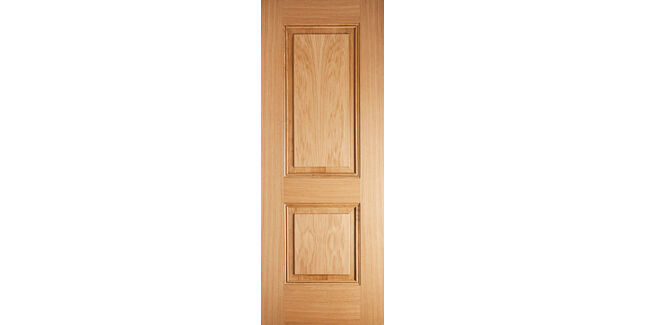 LPD Arnhem 2 Panel Pre-Finished Oak Internal Door