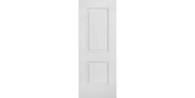 LPD Arnhem 2 Panel White Primed Pre-Finished Internal Door