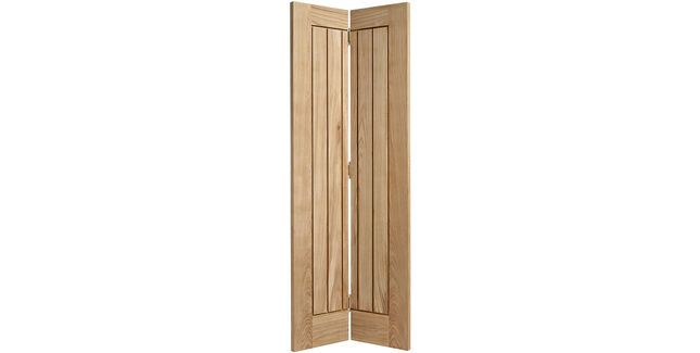 LPD Oak Mexicano Bi-Fold Door Unfinished