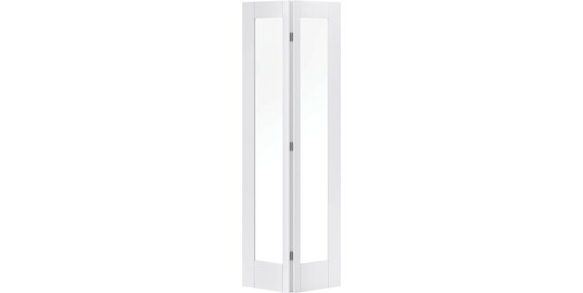 LPD White Pattern 10 Glazed Bi-Fold Door