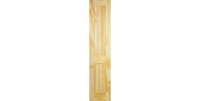 LPD 2 Panel Unfinished Pine Internal Half Door