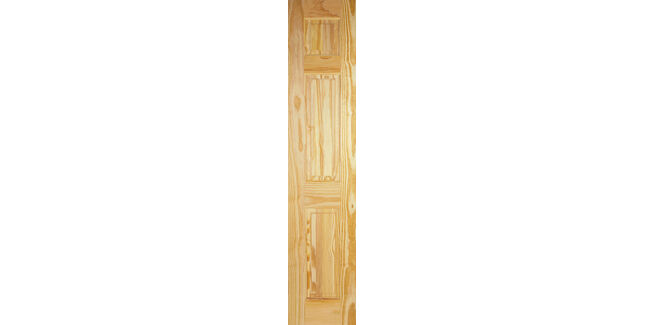 LPD 3 Panel Unfinished Pine Internal Half Door