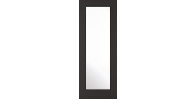 LPD Diez 1 Light Glazed Pre-Finished Charcoal Black Internal Door