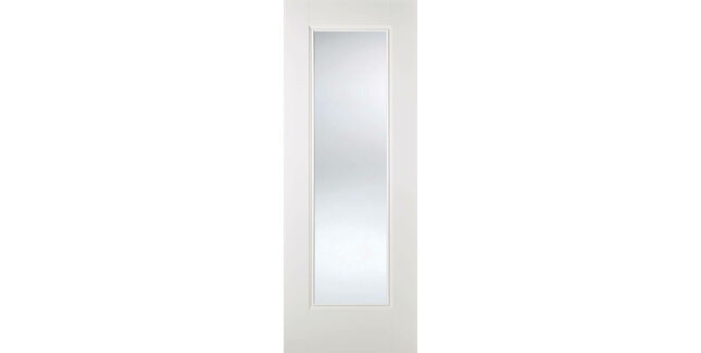 LPD Eindhoven Classic 1 Light Glazed White Primed Internal Door