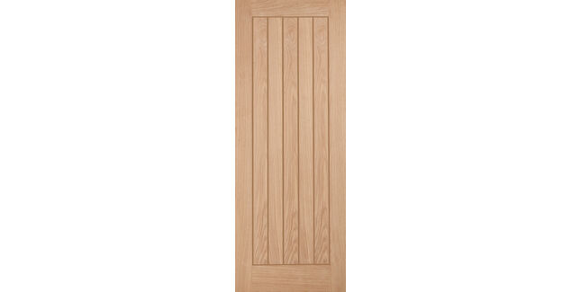 LPD Belize 5 Panel Unfinished Oak Internal Door