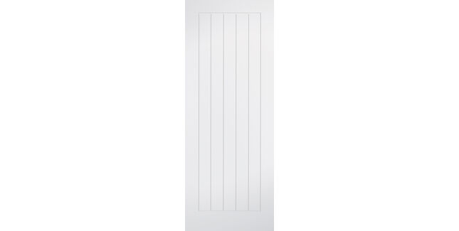 LPD Mexicano White Primed Cottage-Style Internal Door