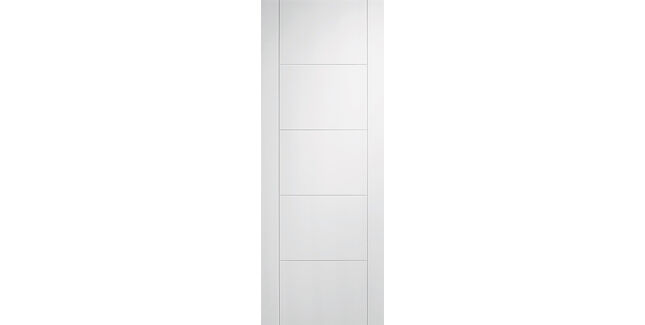 LPD Vancouver Ladder-Style 5 Panel White Primed Internal Door